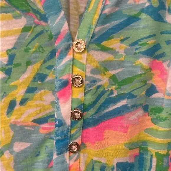 Lilly Pulitzer Multicolor Abstract Top - Picture 4 of 4